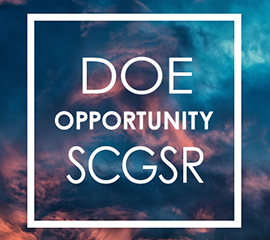 DOE Graduate Student Research Opportunities Available