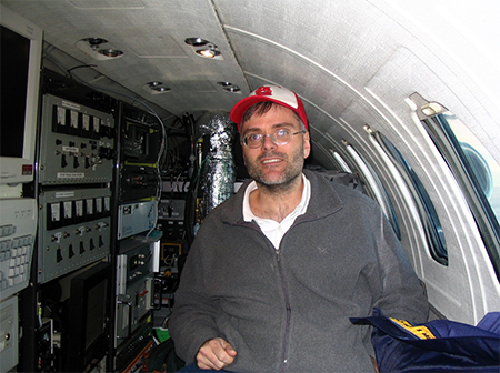 During his first ARM campaign, in the fall of 2004, Greg McFarquhar was aboard the University of North Dakota Citation research aircraft for the Alaska-based Mixed-Phase Arctic Cloud Experiment (M-PACE). Soon after, he used the campaign’s extensive microphysical and radiative data to inform and test computer simulations of clouds. 