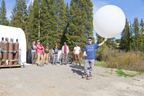 A year after launching a ceremonial last radiosonde to mark the end of SAIL’s 21 months of observations, principal investigator Daniel Feldman is working with two interns to contextualize data from the campaign. Photo is by Bilow.