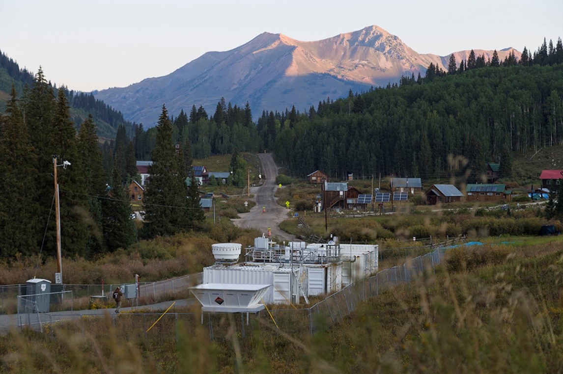 ARM deployed this mobile observatory in Gothic for SAIL. The observatory is managed by Los Alamos National Laboratory in New Mexico. Photo is by Nathan Bilow.